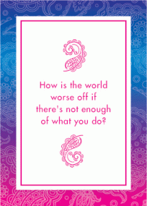 A Why question...